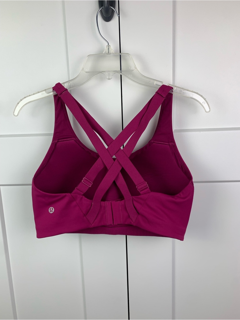 Lululemon Energy Bra 36DD Magenta Purple High Support Strappy - Picture 5 of 7